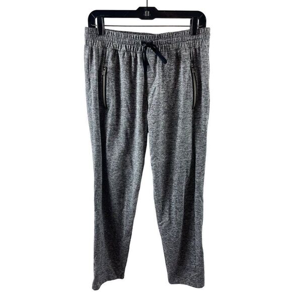 Athleta Hilltop Pull-On High Rise Jogger Pant Size Medium Heathered Gray Stretch - Picture 1 of 10